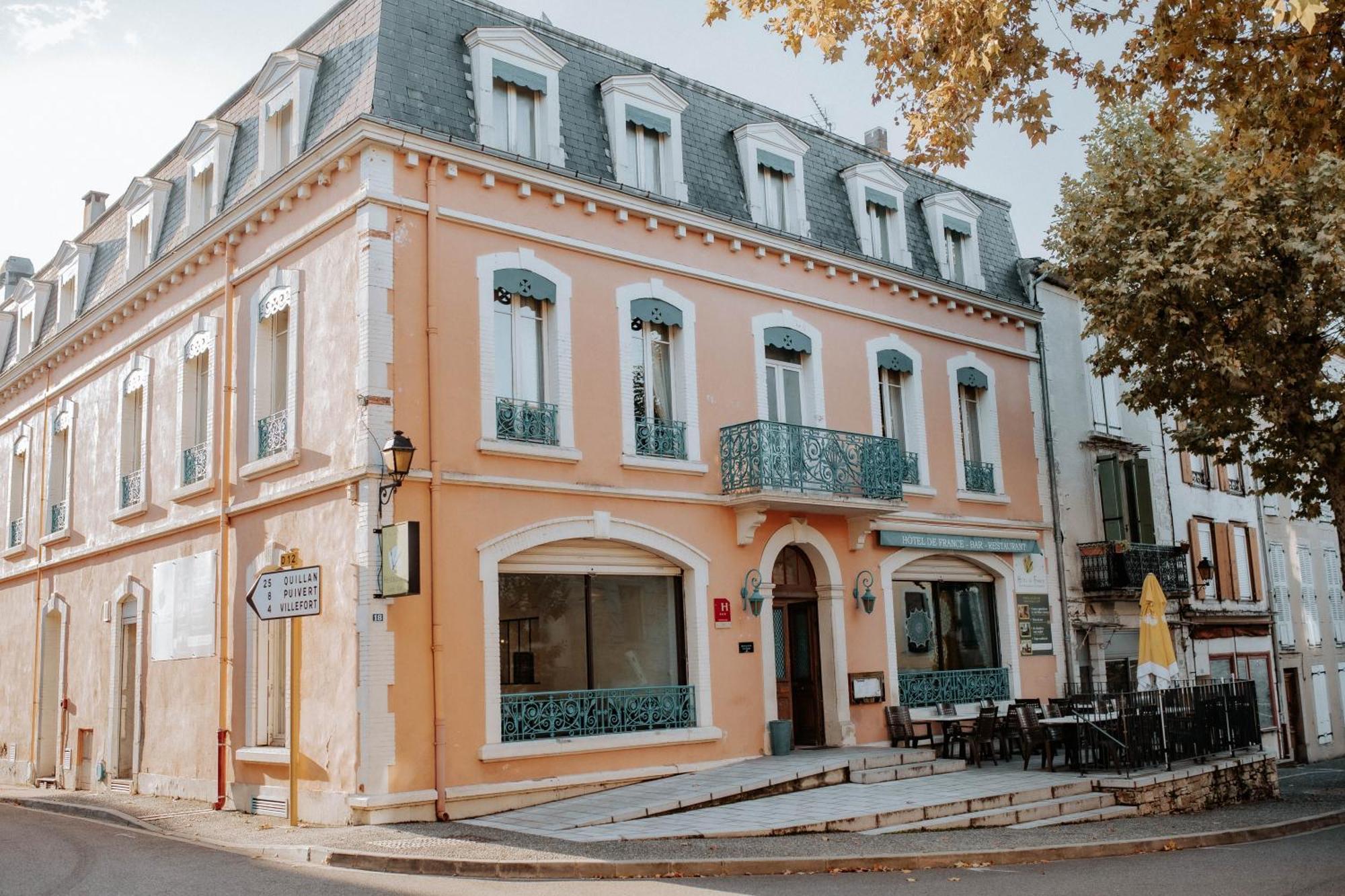 Hôtel De France Chalabre Buitenkant foto